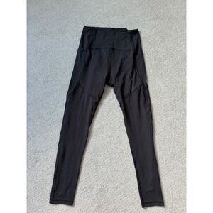 Thinx Leggings Moderate Absorbency High Waist Side Pockets Black Size Medium